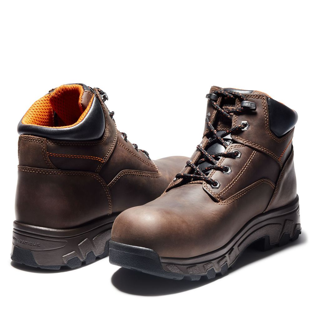 Bocanci De Muncă Timberland Barbati Maro - Pro® Workstead 6\" Comp Toe - Romania - XSZTMP029